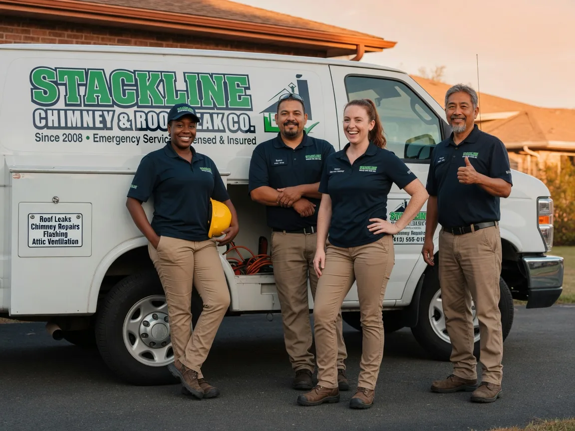 Chimney flashing repair company in Sandyville, OH